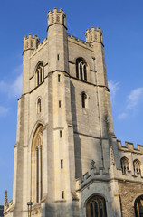Fototapeta na wymiar Church of St. Mary the Great in Cambridge