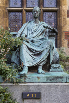 William Pitt The Younger Statue In Cambridge