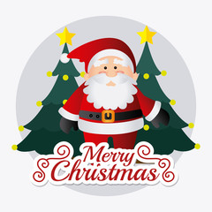 Merry christmas card design.