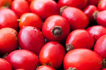 Raw rose hips