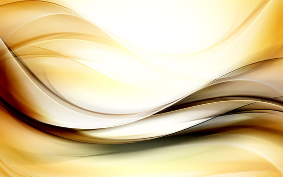 Decorative Gold Abstract Background © SidorArt