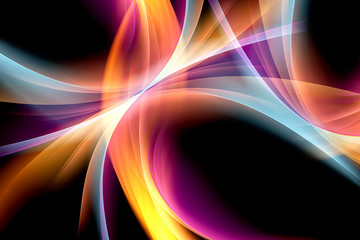 Obraz premium Streszczenie kolorowe tło fala projekt