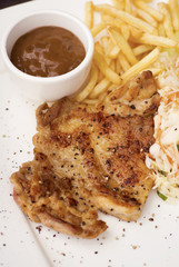 Black Pepper Chicken Cutlet