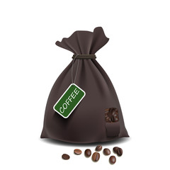 Bag of coffee. Vector illustration