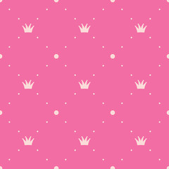 Fototapeta na wymiar Princess pink background