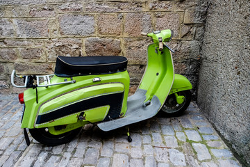 grüne scooter