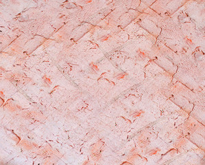 texture or background wall of shabby paint and plaster cracks