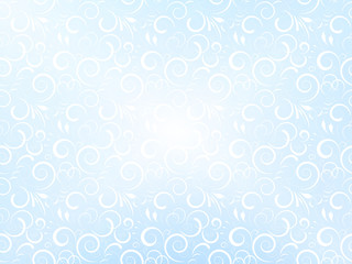 Elegant vintage frost winter background