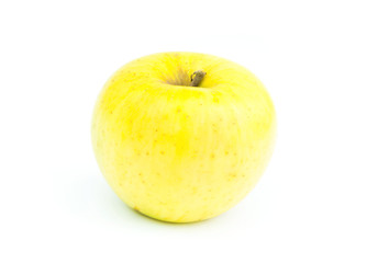 Yellow apple isolated