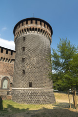 Fototapeta na wymiar Milan: Castello Sforzesco