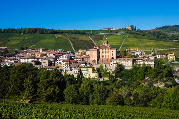 Fototapeta premium Castle of Barolo in the Langhe of Piedmont