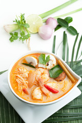 Thai Tom Yum Soup with Shrimp