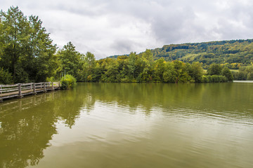 Fototapeta premium Golden sunny autumn in Luxembourg