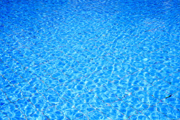 Fototapeta na wymiar Blue pool water