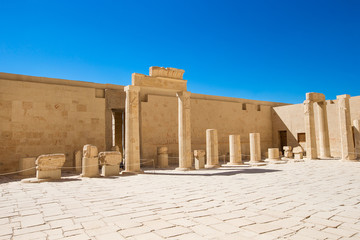 The temple of Hatshepsut near Luxor in Egypt