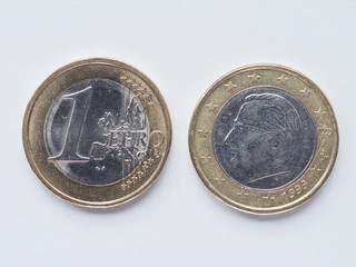 Belgian 1 Euro coin