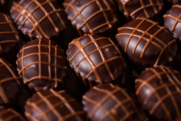 Chocolate praline candy