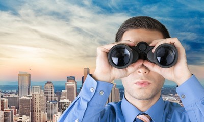 Binoculars.