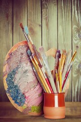 Fototapeta premium Art and Craft Equipment.