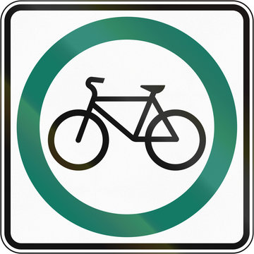 Bicycle Lane in Canada
