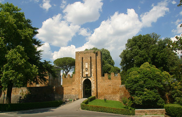 Fototapeta na wymiar Italia,Umbria, la città di Orvieto.