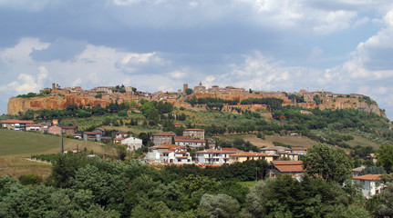 Fototapeta premium Italia,Umbria, la città di Orvieto.