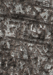 Gouged metal texture