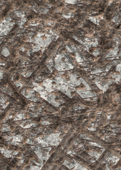 Gouged metal texture
