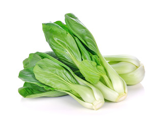 Bok choy (chinese cabbage) isolated on white