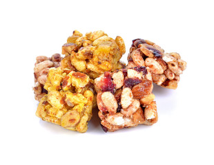 cereal bar isolated on white background