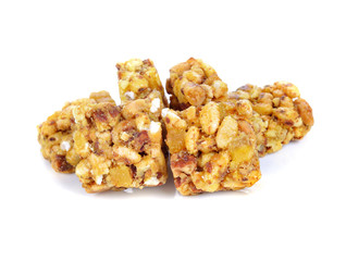 cereal bar isolated on white background