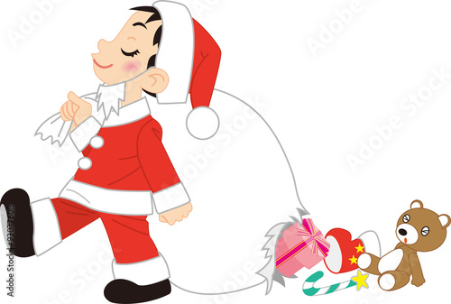 "クリスマス サンタクロース 子供サンタ " 스톡 이미지, 로열티프리 벡터 파일 : Fotolia.com - 이미지 93077608