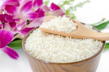Raw rice jasmine.