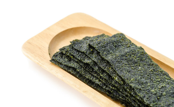 Fried seaweed.
