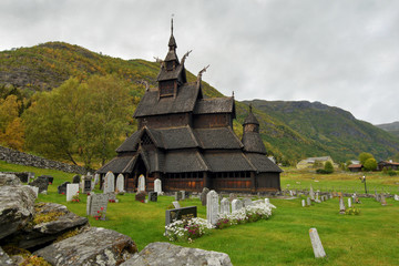 Fototapeta na wymiar Borgund Stave Church, Norway