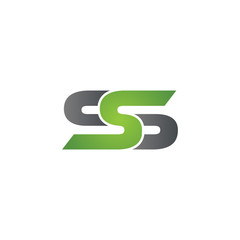 SS company linked letter logo green