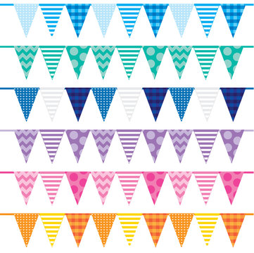 colorful cute bunting and banner suitable for your cute party decoration