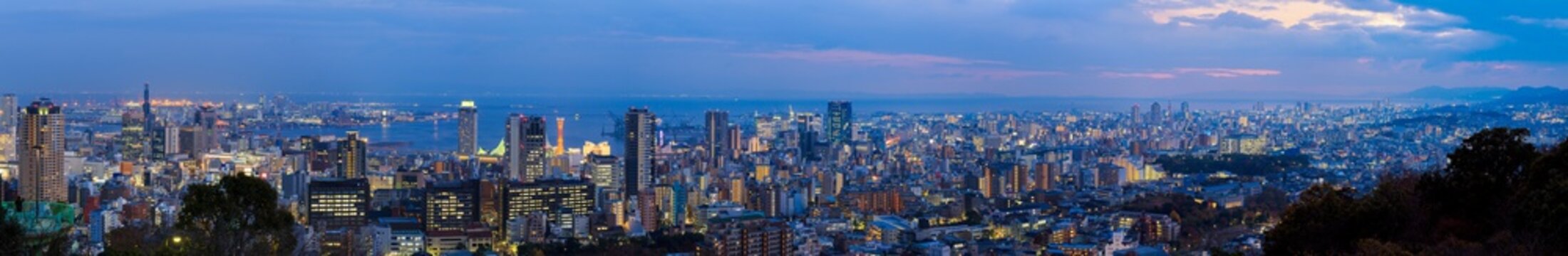 Panorama view Kobe japan © pigprox