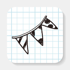 birthday hanging doodle drawing