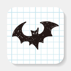 bat doodle