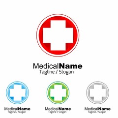 Medical Medicine Medic Hospital logo icon vector 