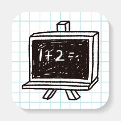 blackboard doodle drawing