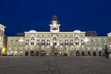 Naklejka premium City Hall of Trieste, Italy