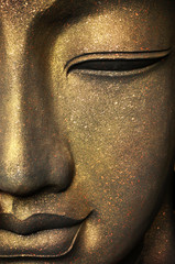 The face of Buddha - obrazy, fototapety, plakaty