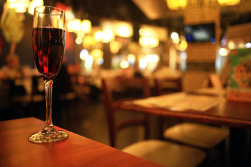 Italian restaurant serving table background