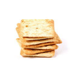 Cracker isolated on white background