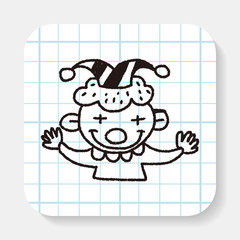 doodle clown