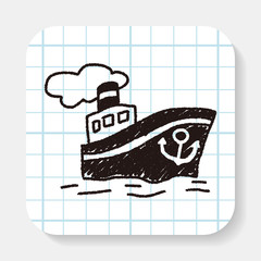 doodle Steamship