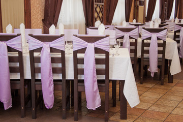 Banquet, stand tables