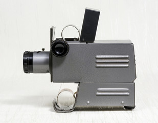 slide projector.